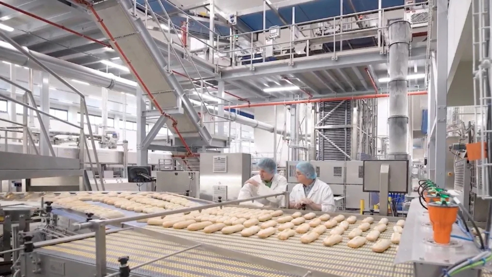 De bakkerij van Lantmännen Unibake in Londerzeel